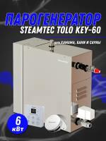 Парогенератор для хамама Steamtec TOLO-60-KEY (6 Квт), 220В (объем парной 5-7 м3)