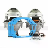 Линзы GNX Hella 3R Crystal для фар Subaru Outback 3 2006-2009 B13 комплект биксеноновых линз 2 шт для автомобилей Субару Аутбек