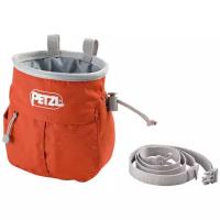 Мешок для магнезии Petzl "Sakapoche", цвет: оранжевый