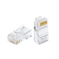 Коннектор cat.5e UTP RJ45 штекер 8P8C, неэкранированный, быстрозажимной, комплект 25 шт