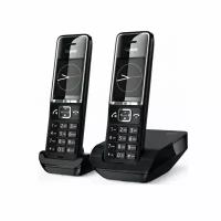 Радиотелефон DECT с двумя трубками Gigaset COMFORT 550 DUO RUS чёрный