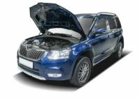 Для Skoda Yeti (Шкода Йети) Газовые упоры (амортизаторы) капота АвтоУпор (USKYET011)