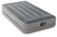 Кровать надувная для сна насос от USB, Intex Prestige Mid-Rise Airbed 99 х 191 х 30 см, 64112