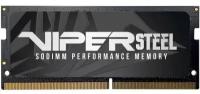 Оперативная память Patriot Memory SO-DIMM DDR4 16Gb 2666MHz pc-21300 Viper Steel (PVS416G266C8S)