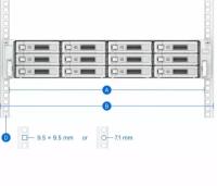 Комплект направляющих Synology 1U-2U Slide Rail Kits RKS-02