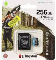 SD карта Kingston Canvas Go! Plus SDCG3/256GB