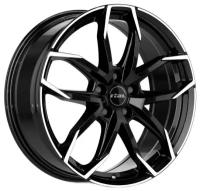 Диск RIAL Lucca 7.5x17/5x108 D63.4 ET52.5 Diamond Black Front Polished