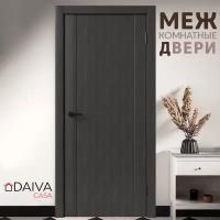 Межкомнатная дверь DAIVA casa, цвет Каньон Браун, 2000х800 мм, Bolivar (комплект: полотно, коробка, наличник)
