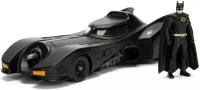 Модель машинки с фигуркой Jada Toys Hollywood Rides: Бэтмобиль 1989 (Batmobile 1989) 1:24 + Фигурка Бэтмен (Batman) 7 см (98224 (98260))