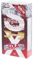 Ароматизированные презервативы Sagami Xtreme Cola - 10 шт