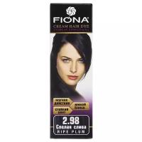 Fiona стойкая крем-краска для волос, 2.98 спелая слива