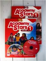 Academy Stars 1 Pupil's Book, Workbook, CD комплект(учебник, рабочая тетрадь, диск)