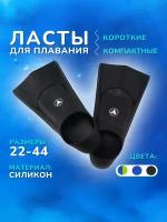 Ласты короткие F-1000 black M (36-38)