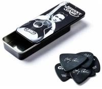 JCPT01M Johnny Cash Memphis Медиаторы 6шт, средние, в коробочке, Dunlop