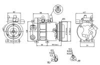 89273 NISSENS Компрессор кондиционера HYUNDAI i30 07-