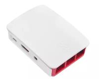 Корпус RA129 red-white для микрокомпьютера Raspberry Pi 3. ACD Red+White ABS Plastic case for Raspberry Pi 3