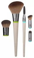 ECOTOOLS Набор кистей для макияжа (5 сменных насадок + 2 ручки) Interchangeables Daily Essentials Total Face Kit