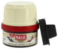 Крем-блеск Sitil Shoe Polish для гладкой кожи, бесцветный, 200мл