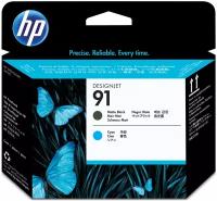 Печатающая головка Hewlett Packard (HP 91) Matte Black/Cyan C9460A