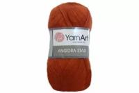 Пряжа YarnArt Angora Star (Ярнарт Ангора Стар) Нитки для вязания, 100г, 500м, 20% шерсть 80% акрил, цвет 3027 терракот, 1 шт