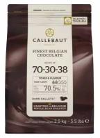 Callebaut Шоколадные капли №70-30-38, 2500 г