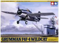 Tamiya Американский истребитель-бомбардировщик Grumman F4F Wildcat, 1/48, Сборная модель