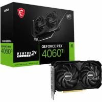 Видеокарта MSI GeForce RTX 4060 Ti Ventus 2X Black OC 16Gb