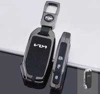 Стильный премиальный чехол MyPads металлический корпус с брелком для автомобильного ключа KIA К5 Sorento Rio Sportage Sorento Cerato Optima новый л