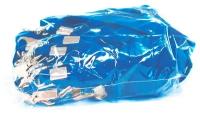 Ланьярд Badgestock - тканевая лента для бейджа с клипсой 20 мм под печать, голубой, 10 шт/Держатель для пропуска/шнурок для школьного бейджика