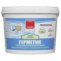 Герметик акриловый теплый шов NEOMID WOOD PROFESSIONAL, тик 15 кг