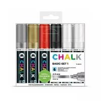 Набор меловых маркеров 4-8 мм Chalk Basic Set 1 6 шт 200474