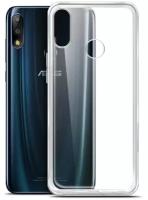 Чехол на Asus Zenfone Max Pro (M2) ZB631KL прозрачный силиконовый с защитой (бортиком) вокруг камер, Brozo