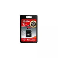 Карта памяти OltraMax MicroSD 64GB C10 Premium UHS-I U3 без адаптера (OM064GCSDXC10UHS-1-PrU3 w)