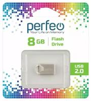 USB Flash Drive 8Gb - Perfeo M10 Metal Series PF-M10MS008