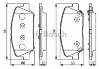 Колодки тормозные дисковые перед Bosch 0 986 495 337