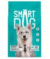 Корм сухой Smart Dog для взрослых собак крупных пород с ягнёнком, лососем, индейкой, 12 кг