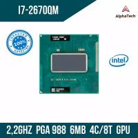 Процессор для ноутбука Intel Core i7 2670QM ( 2,2 ГГц, PGA 988, 6 Мб, 4 ядра )