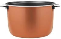 Чаша для мультиварки CT-1472/аксессуары для мультиварки/5 литров/керамическое покрытие/антипригарное внешнее/подарок/коричневый