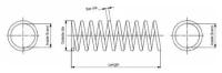 MONROE SP2483 Пружина подвески FORD FOCUS TURNIER 10/98-