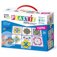 Настольная игра . Plastic лото Узоры