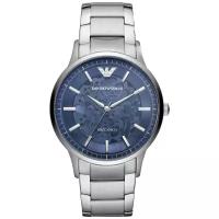 Наручные часы EMPORIO ARMANI Renato AR60037, серебряный, синий