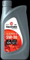 Синтетическое моторное масло Takayama 5W-30 SN/GF-5, 1 л