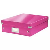 Короб органайзер Leitz Click & Store, М, розовый