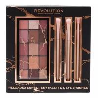 REVOLUTION Набор Reloaded Sunset Sky Palette & Eye Brush Set