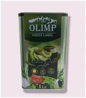 Масло Оливковое OLIMP Green нерафинированное Extra Virgin Oliva Oil Высший Сорт, 1 л (Греция)