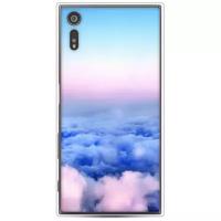 Силиконовый чехол Облака на Sony Xperia XZ / Сони Xperia XZ