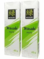 Васаби для суши Мидори васаби паста, 43 г - 2 шт
