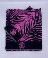 Roberto Cavalli home linen полотенца банные MIRROR ZEBRA