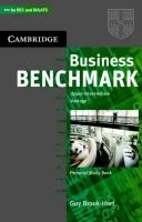 Guy Brook-Hart "Business Benchmark Upper Intermediate Personal Study Book BEC and BULATS edition"