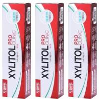 Mukunghwa Зубная паста Xylitol Pro Clinic Purple Color, 130 г, 3 шт